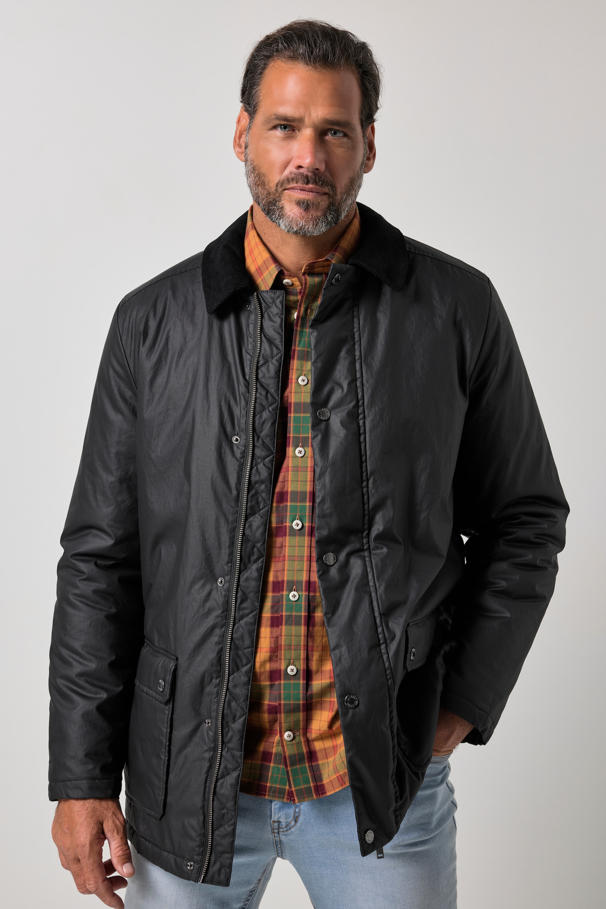 Veste enduite aspect ciré, JP1880