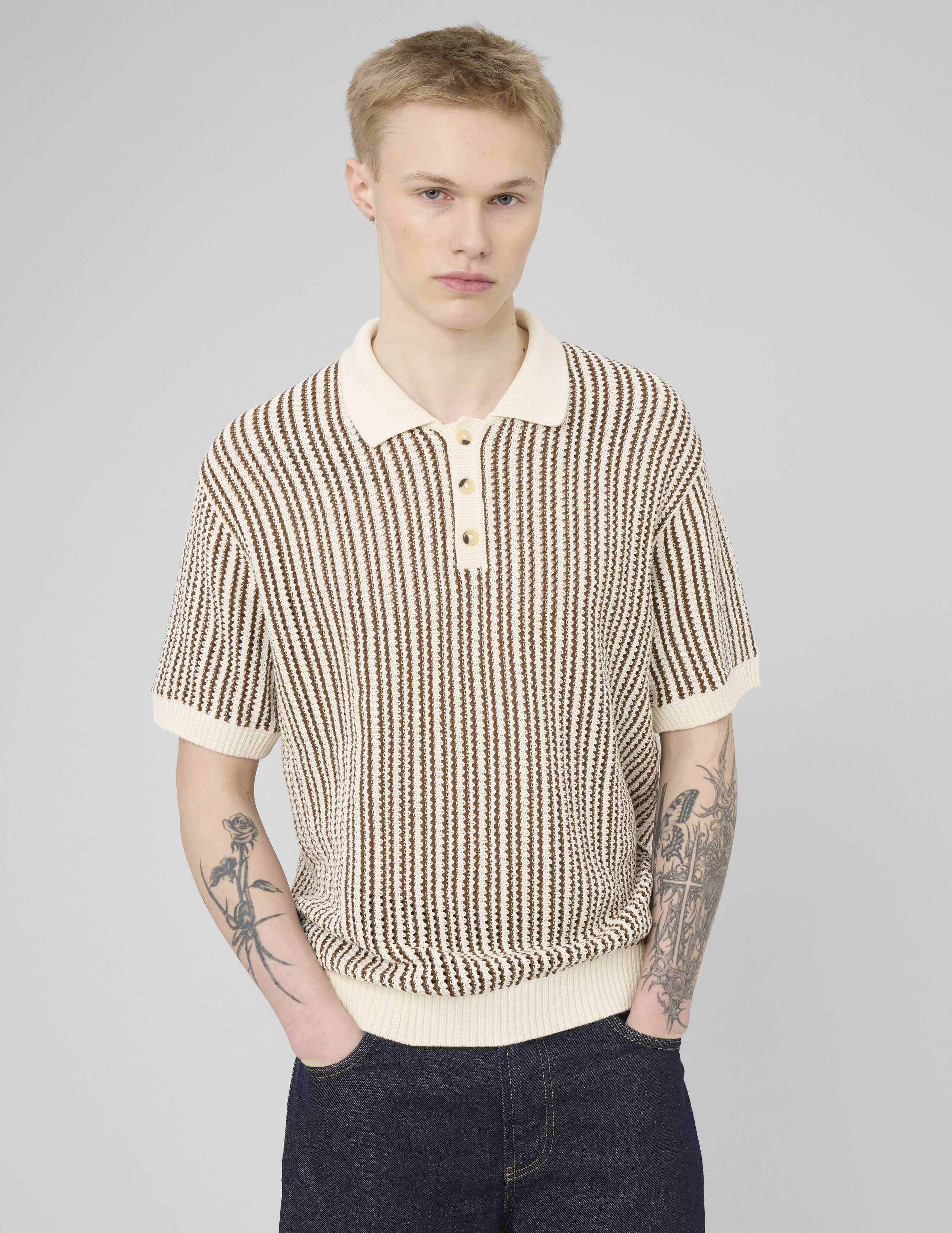 Polo en tricot, BZB
