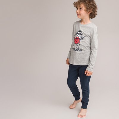 Printed Cotton Pyjamas with Long Sleeves LA REDOUTE COLLECTIONS