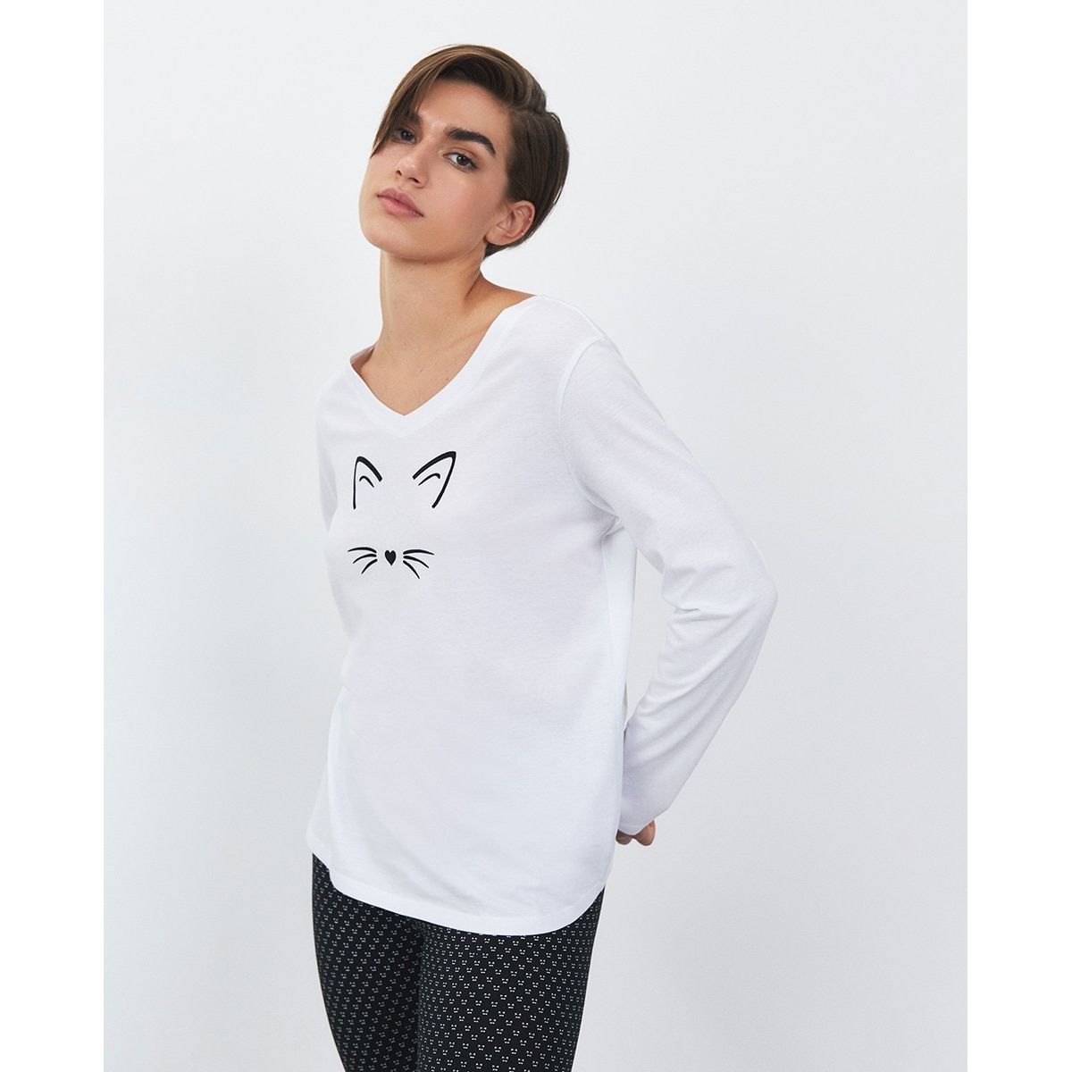 Vetement Femme Avec Motif Chat La Redoute