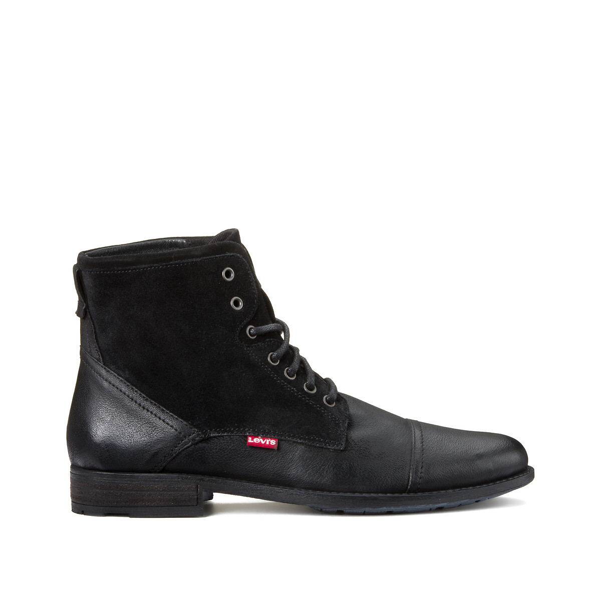 Fowler  ankle boots in suede/leather black Levi's | La Redoute