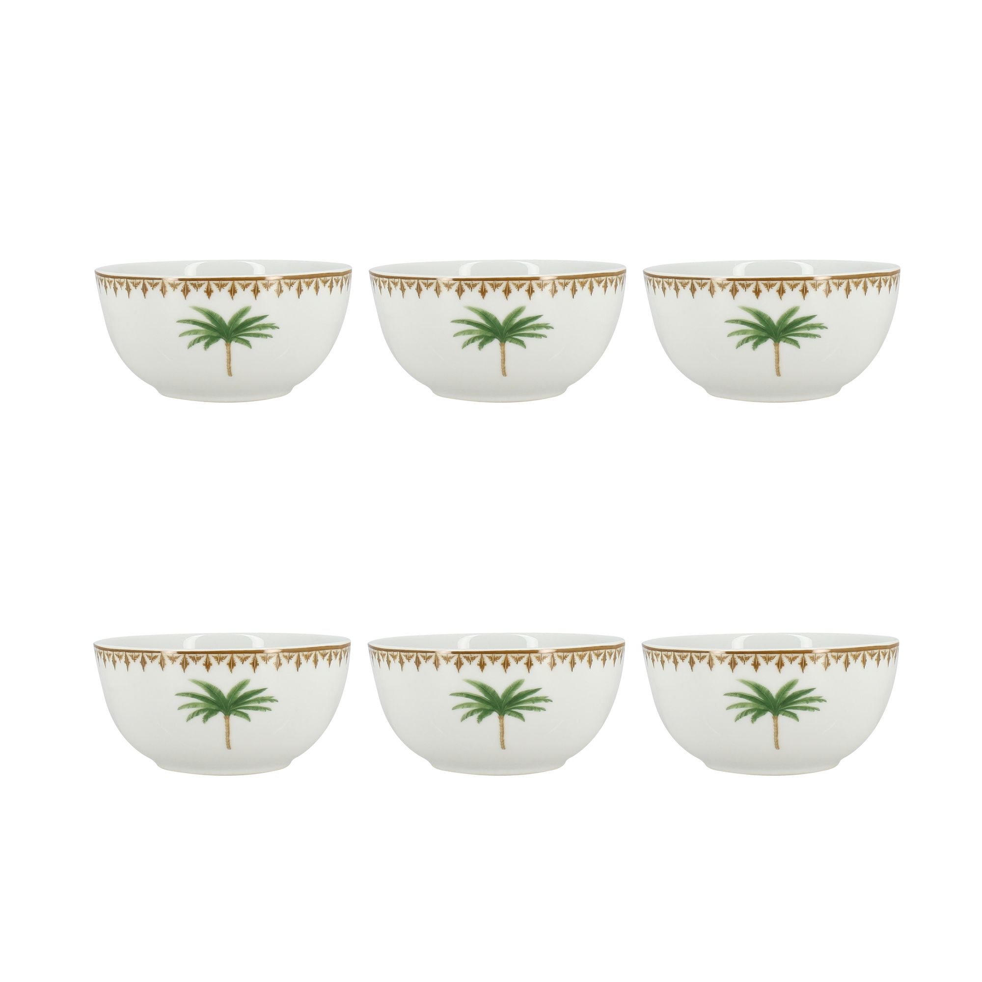 Lot de 6 bols 45cl en porcelaine, ATLAS, NOVASTYL