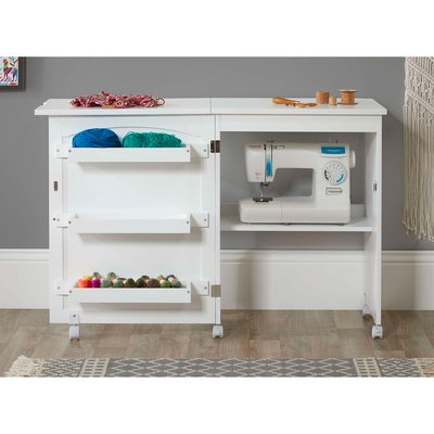 Large Foldaway Craft Storage Sewing Table Desk SO'HOME