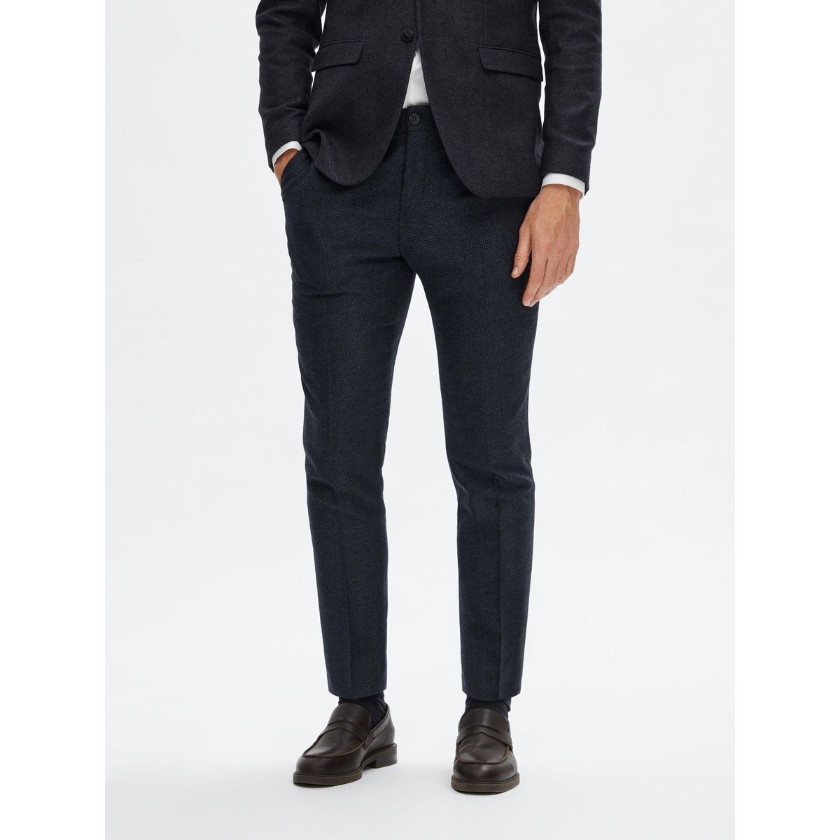 Pantalon de costume coupe slim navy blazer 1 Selected Homme La