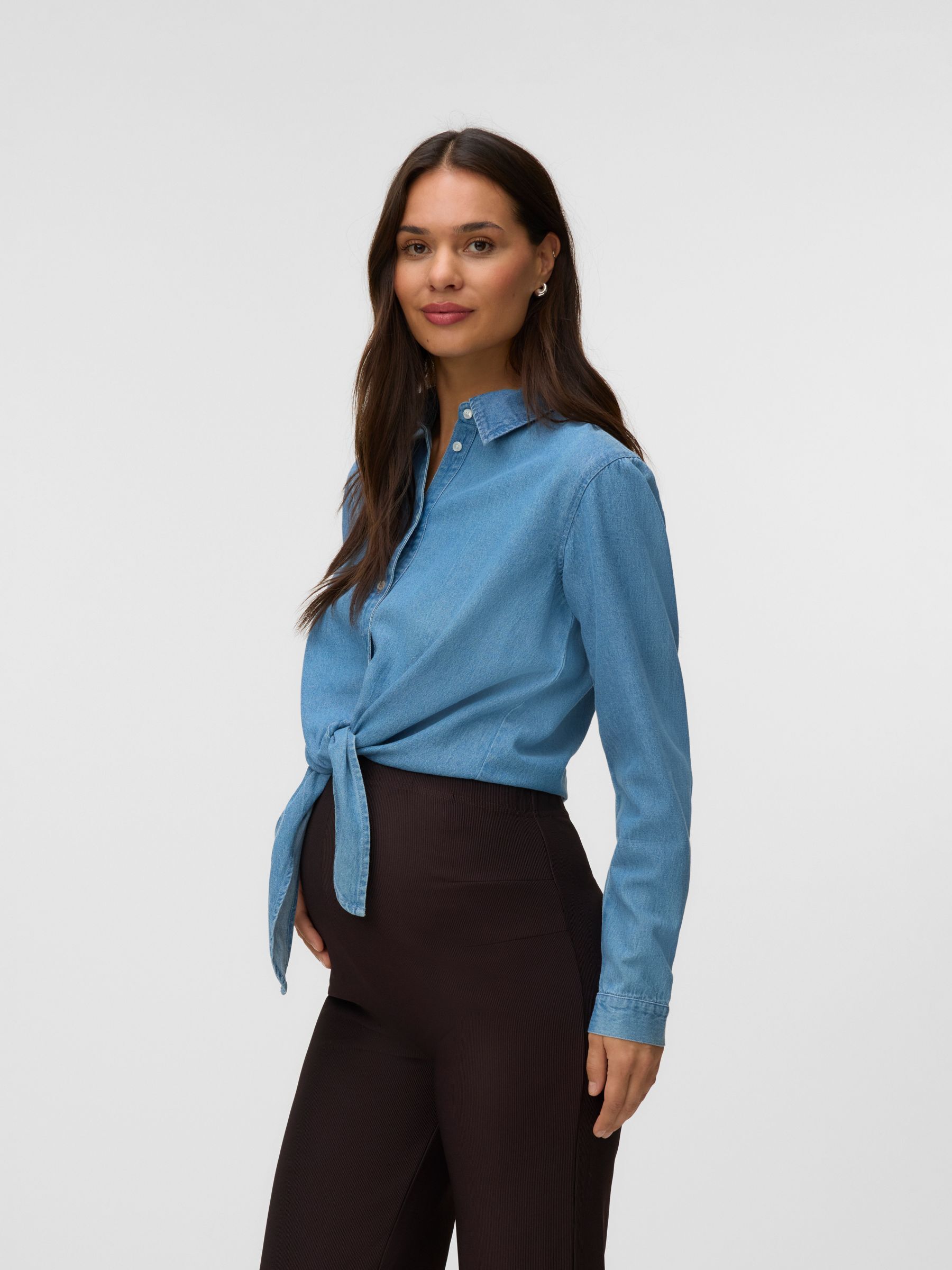 Chemise En Denim, MAMA LICIOUS