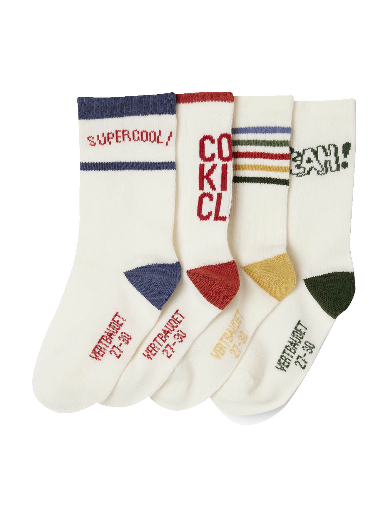 Lot de 4 paires de chaussettes sport, VERTBAUDET
