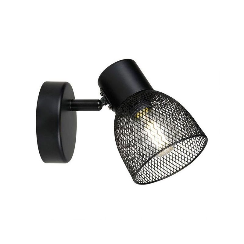 Applique Plafonnier Luminaire LED verre grille metal 4 Spots orientables G9  3,5 W