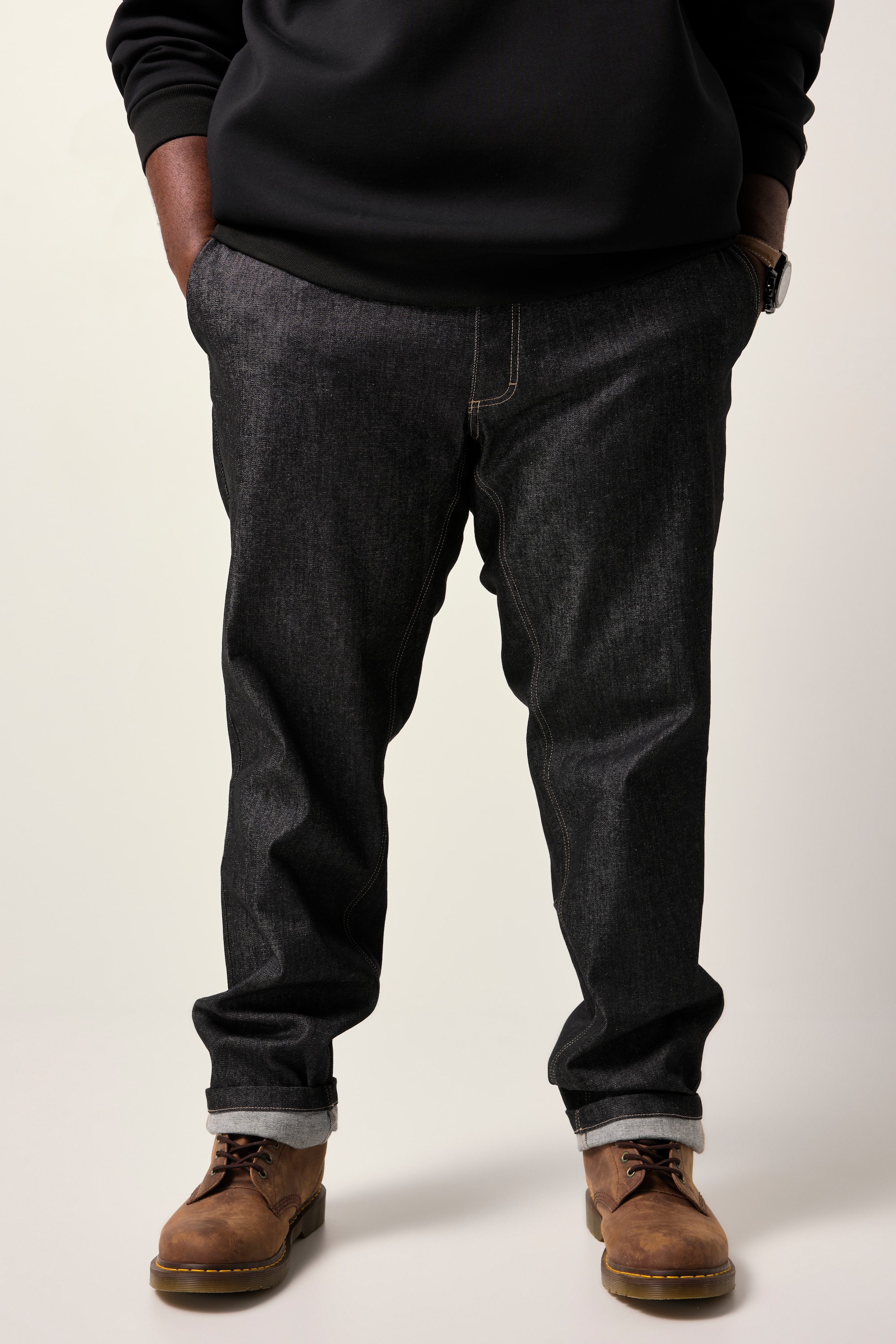 Jean 5 poches, raw denim, STHUGE