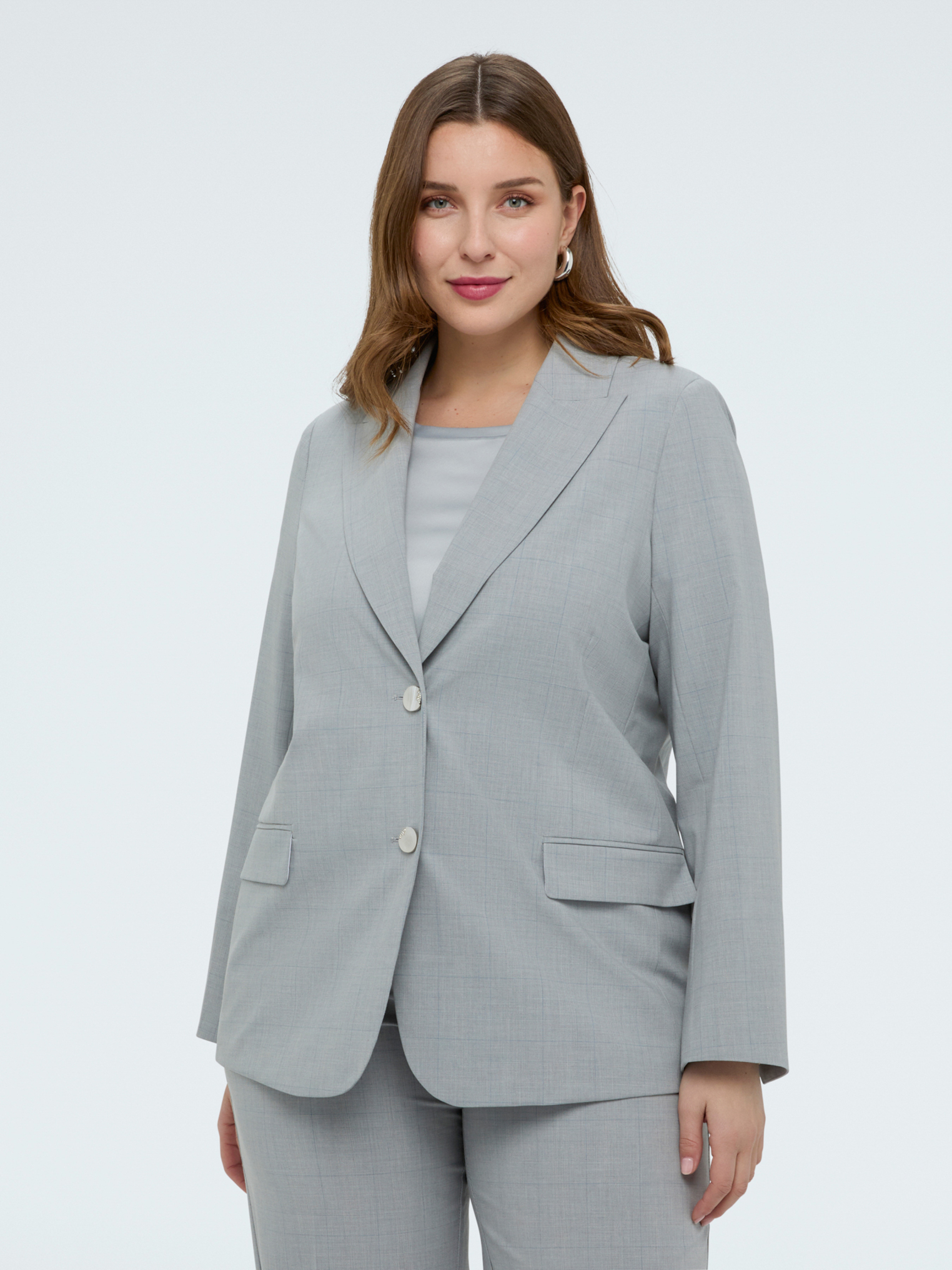 Blazer imprimé à carreaux, FIORELLA RUBINO