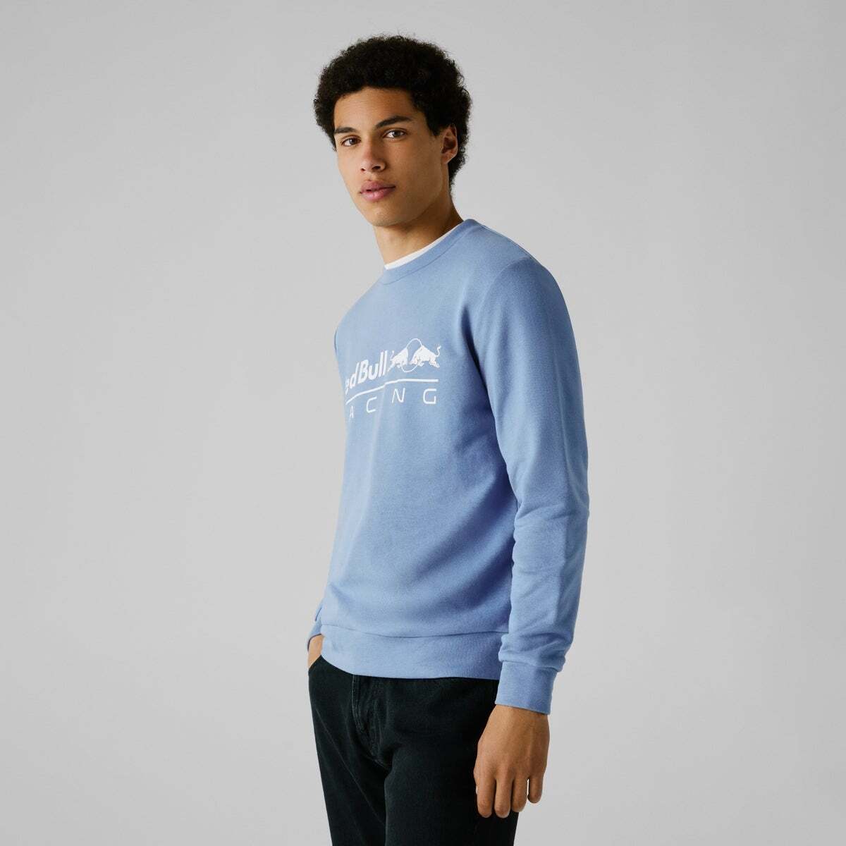 Sweat-shirt Garçon Pepe Jeans Davide - Col Rond, Teint En Pièce, Logo Poitrine - Gris Phantom - 14
