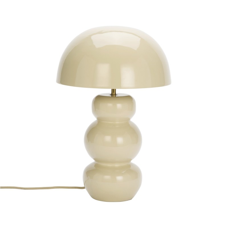Lampe à poser ronde métal émaillé, MADAM STOLTZ