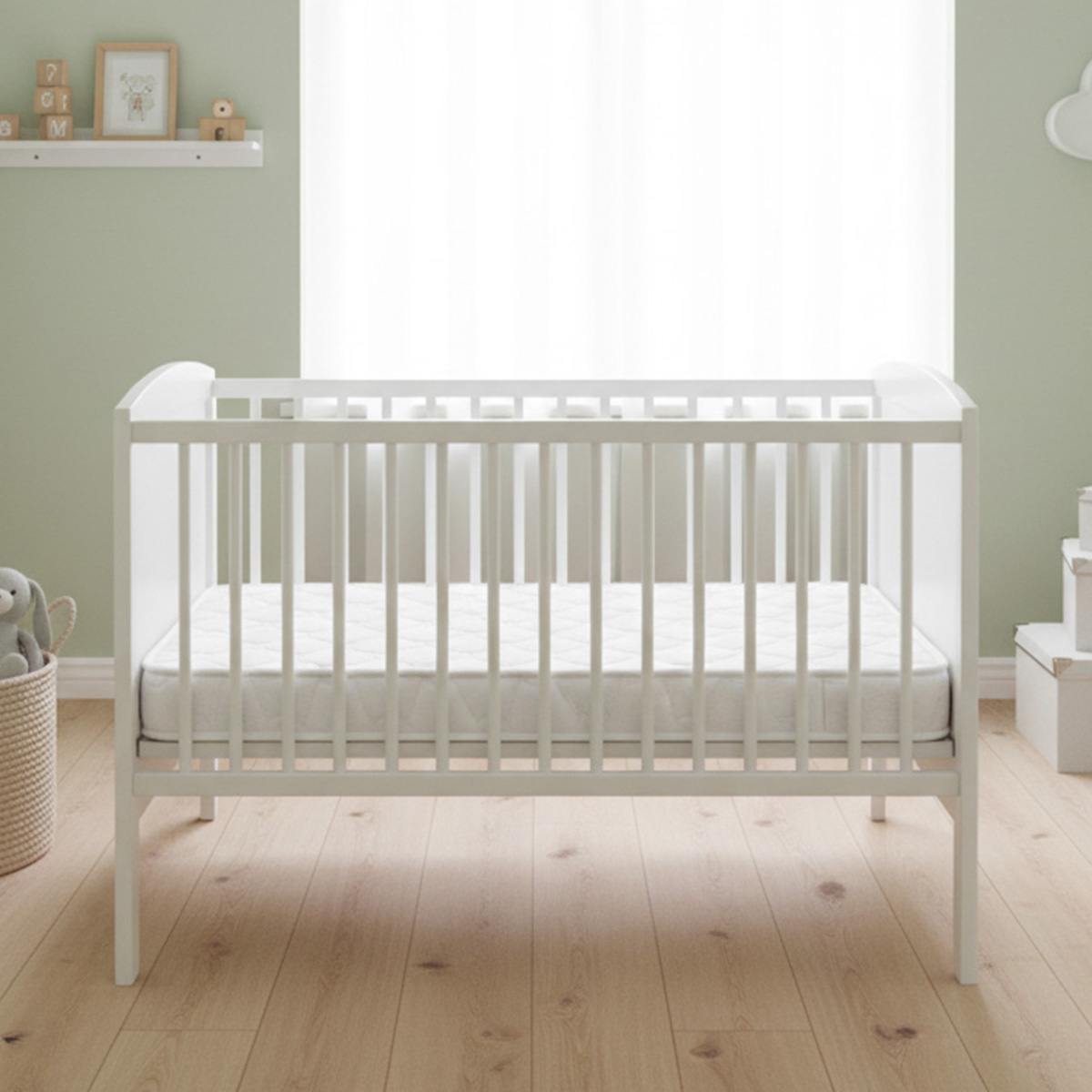 Matelas bébé Bout'Chou - Mousse - 11 cm d'épaisseur - Accueil moelleux, MINEA