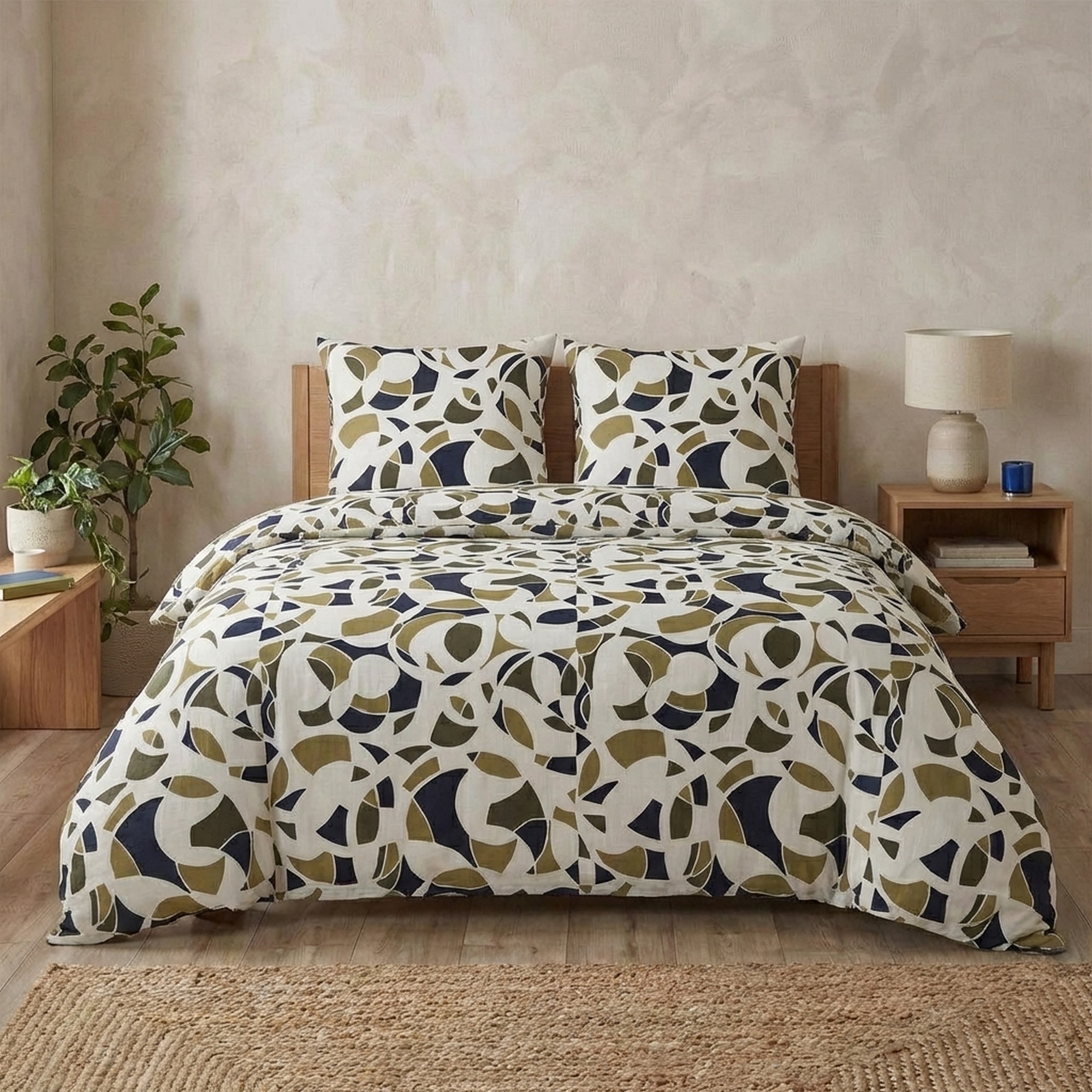 Parure de lit - Housse de couette Coton 57 fils, EDEN