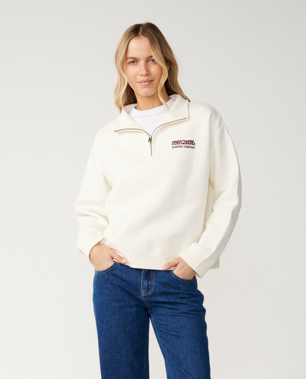 Sweat 1/4 Zippé SURF PUFF, RIP CURL