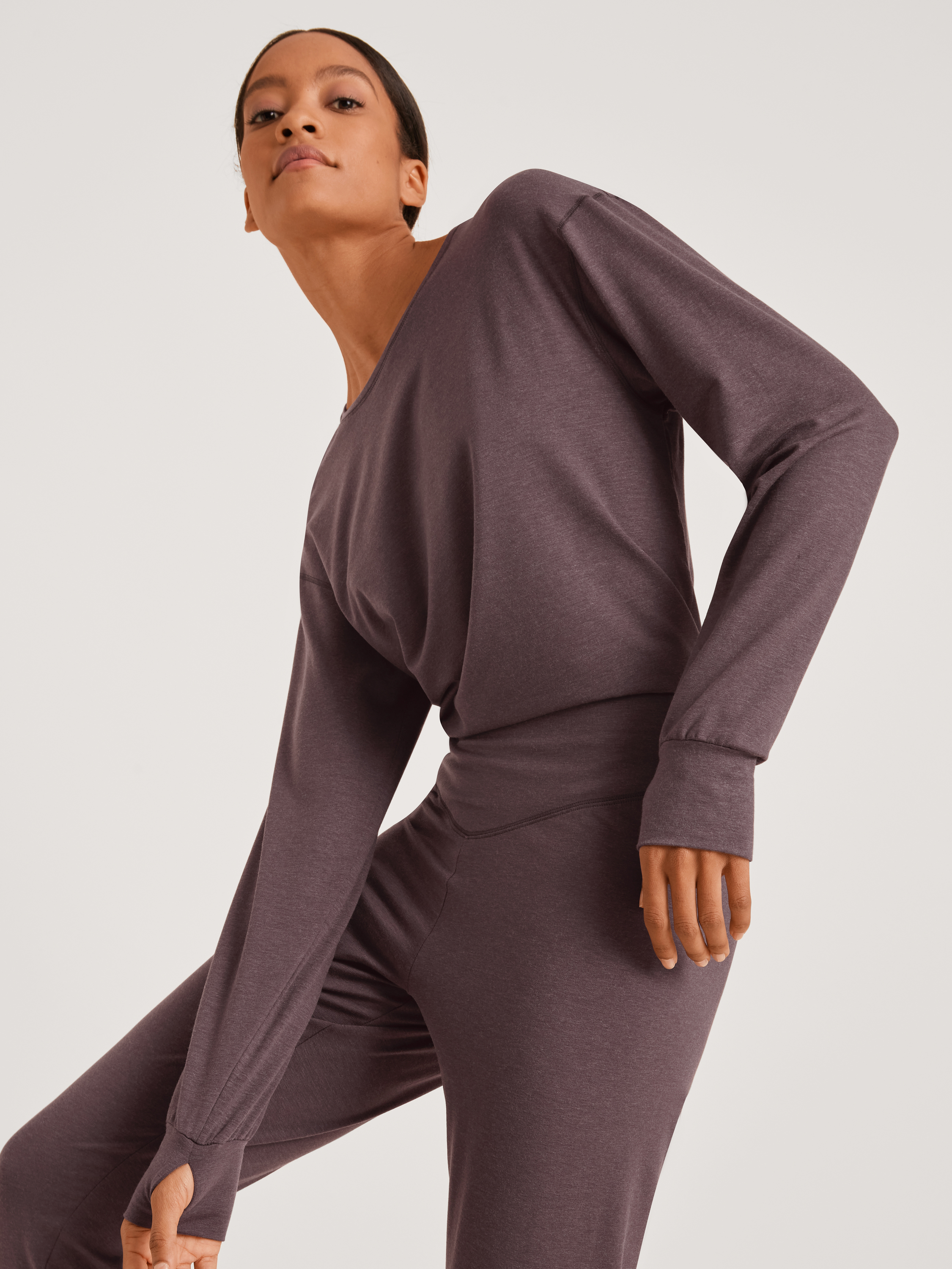 T-shirt à manches longues manches longues Lyocell DEEPSLEEPWEAR WARMING, CALIDA