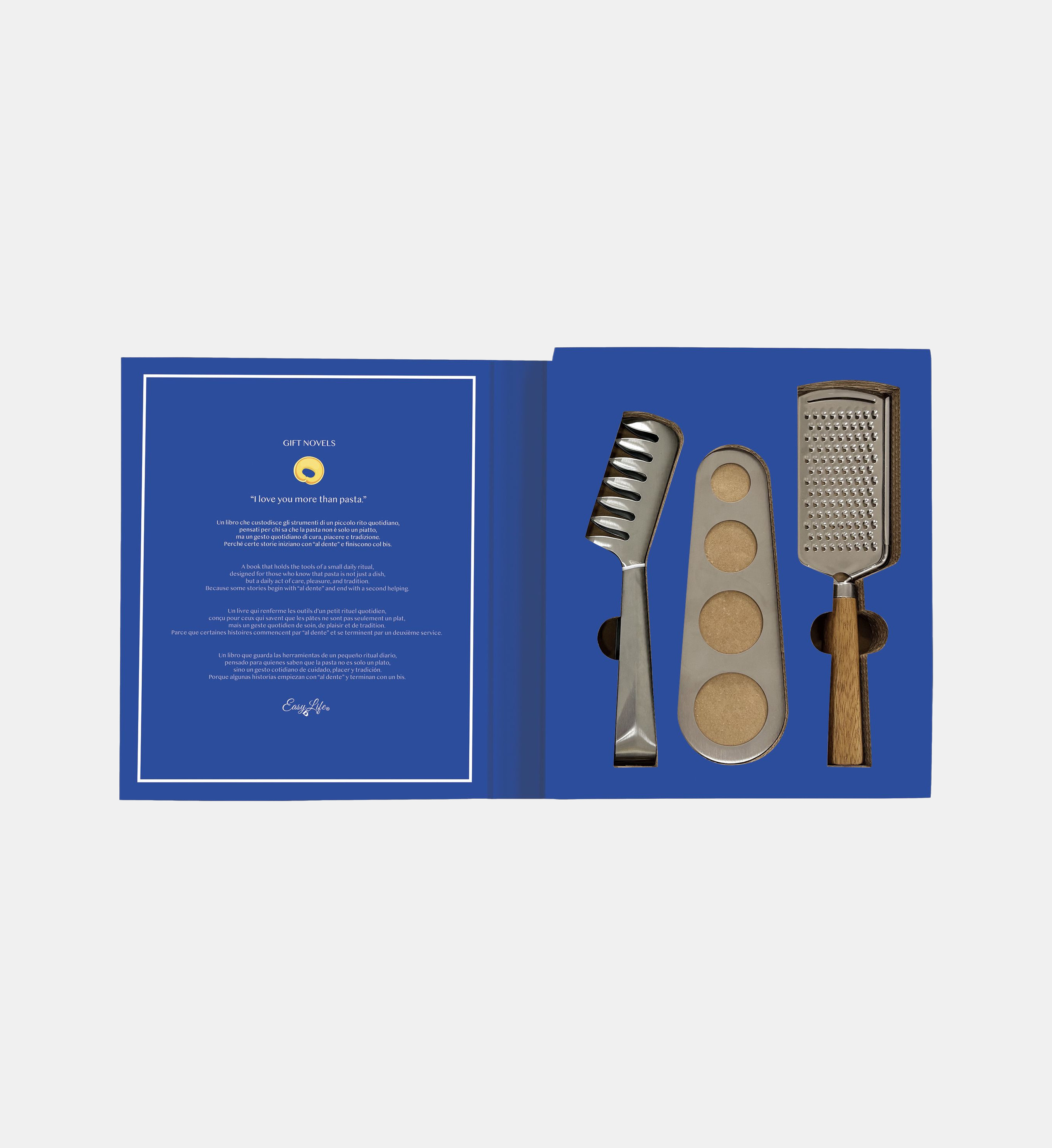 Coffret pâtes portion râpe et pince, EASY LIFE