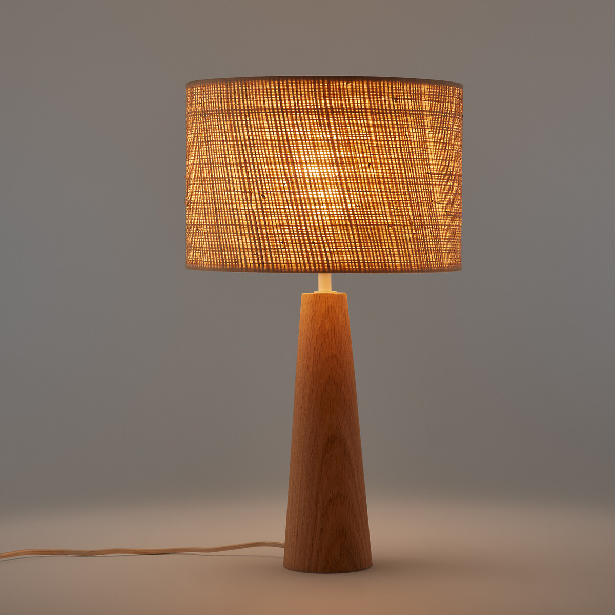 Lampadario / paralume doppio ø40 cm, dolkie naturale La Redoute Interieurs