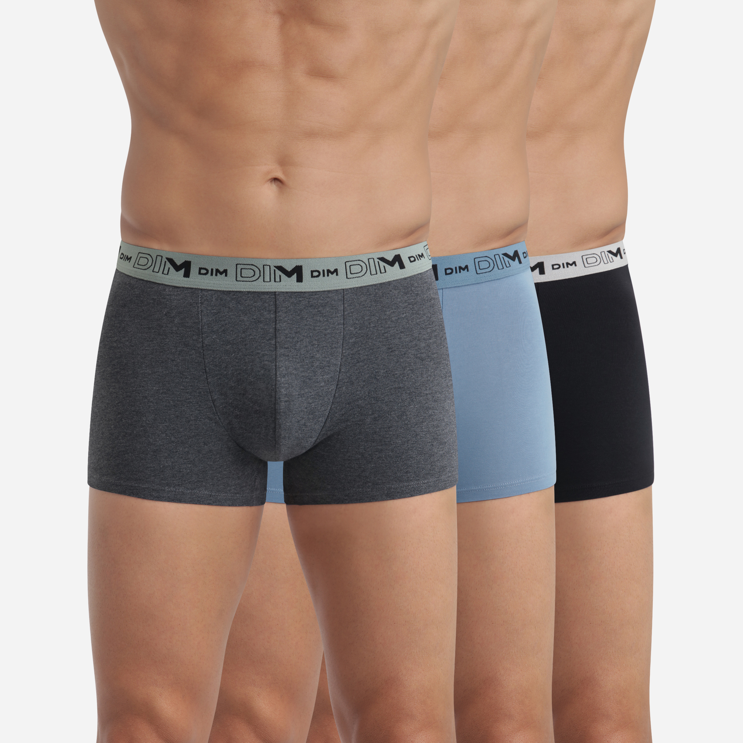 Lot de 3 Boxers Coton stretch, DIM