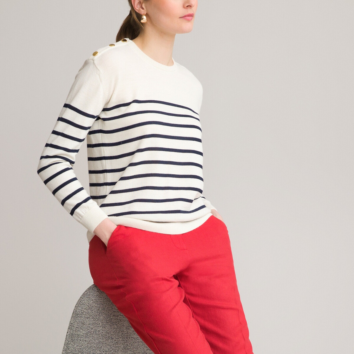 Pull marin femme grande taille La Redoute