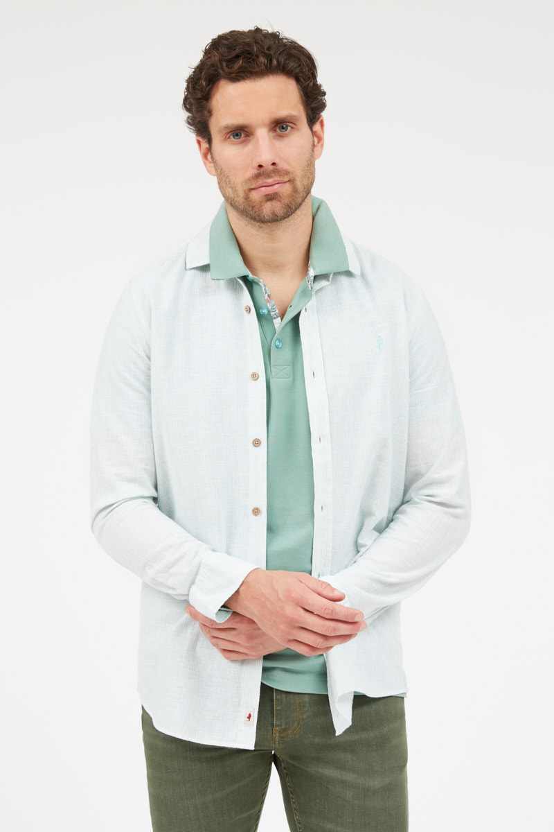 Chemise en lin à rayure, MCS