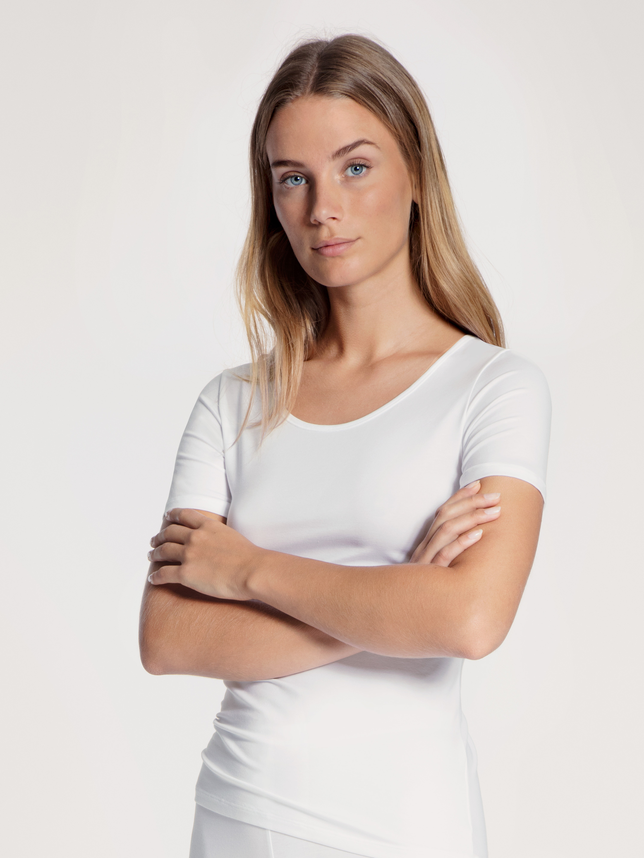 T-shirt á manches courtes manches courtes Coton NATURAL COMFORT, CALIDA