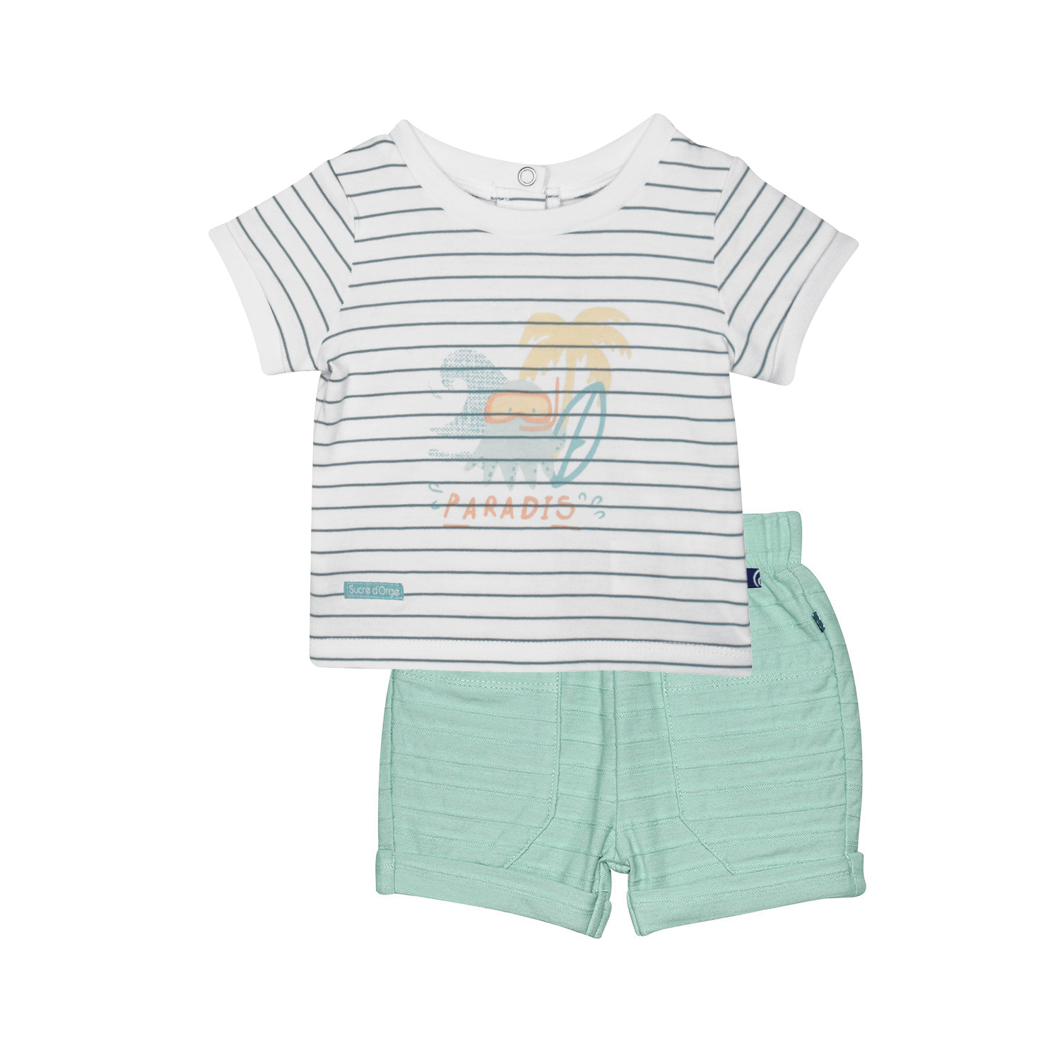 Ensemble t-shirt short robert, SUCRE D'ORGE