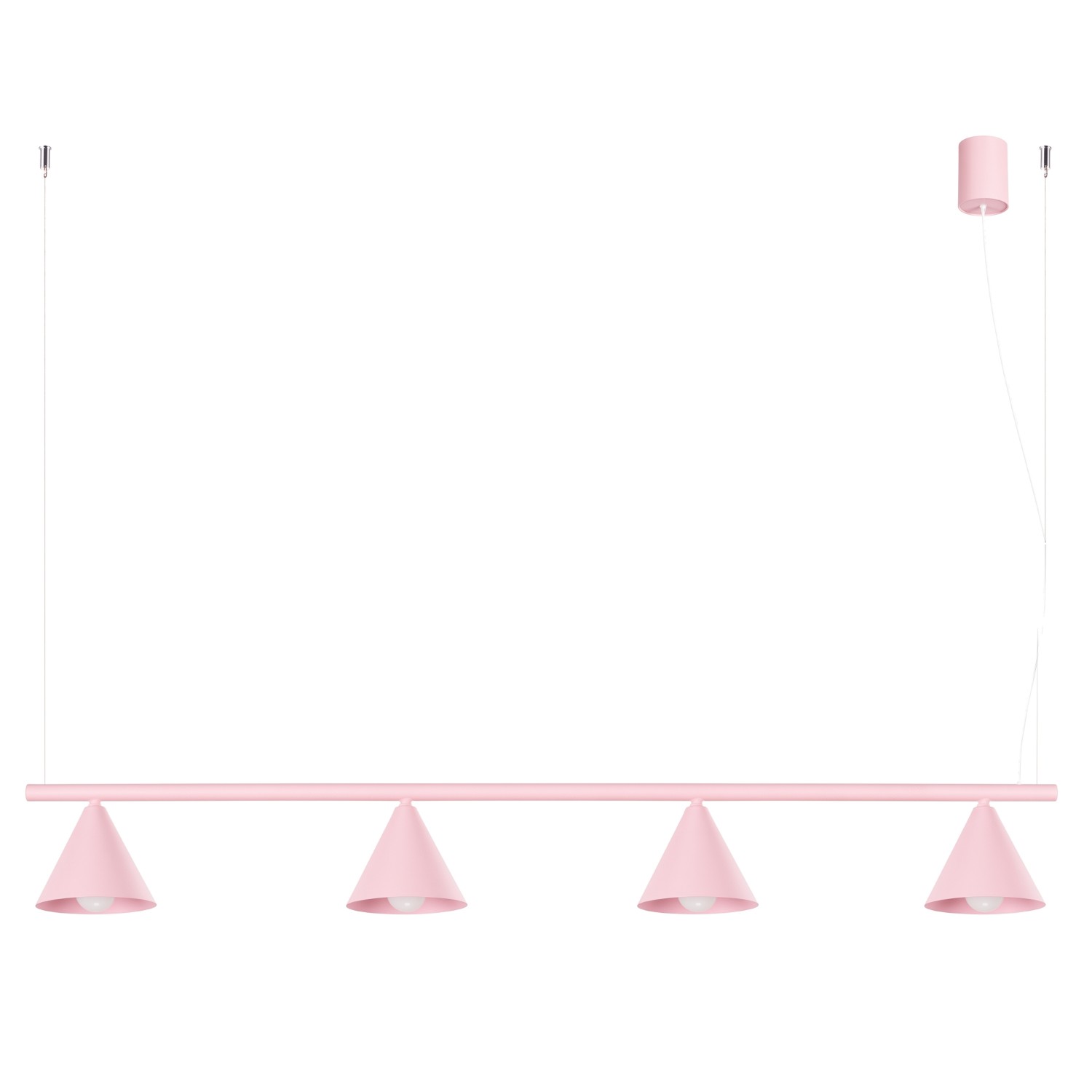 Lustre Acier Rose E14 4 Nox, EDEN