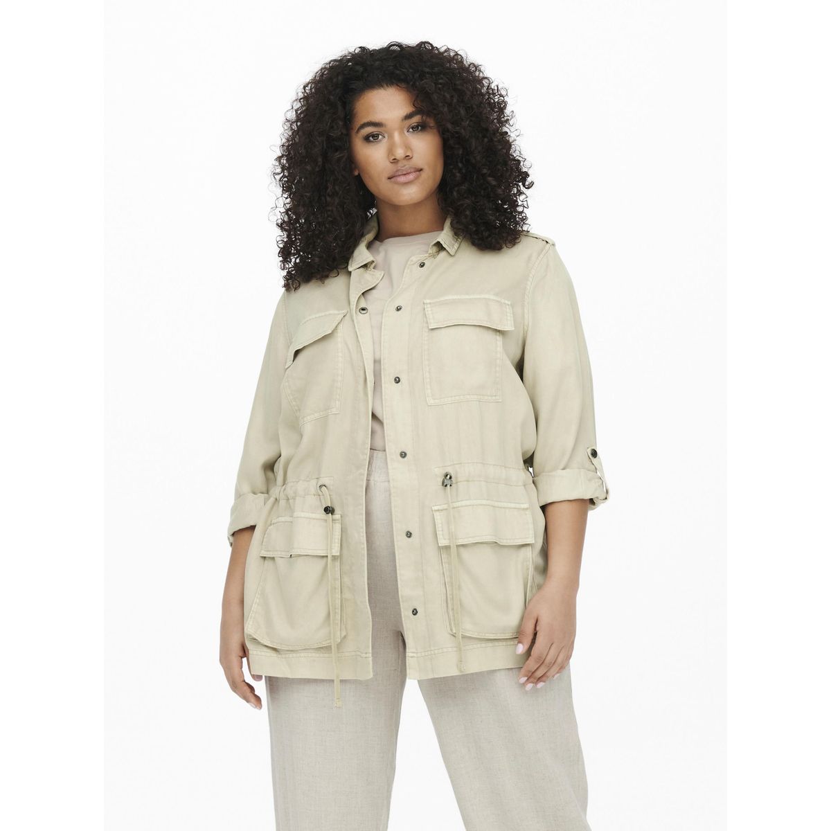 Veste saharienne blanche femme La Redoute