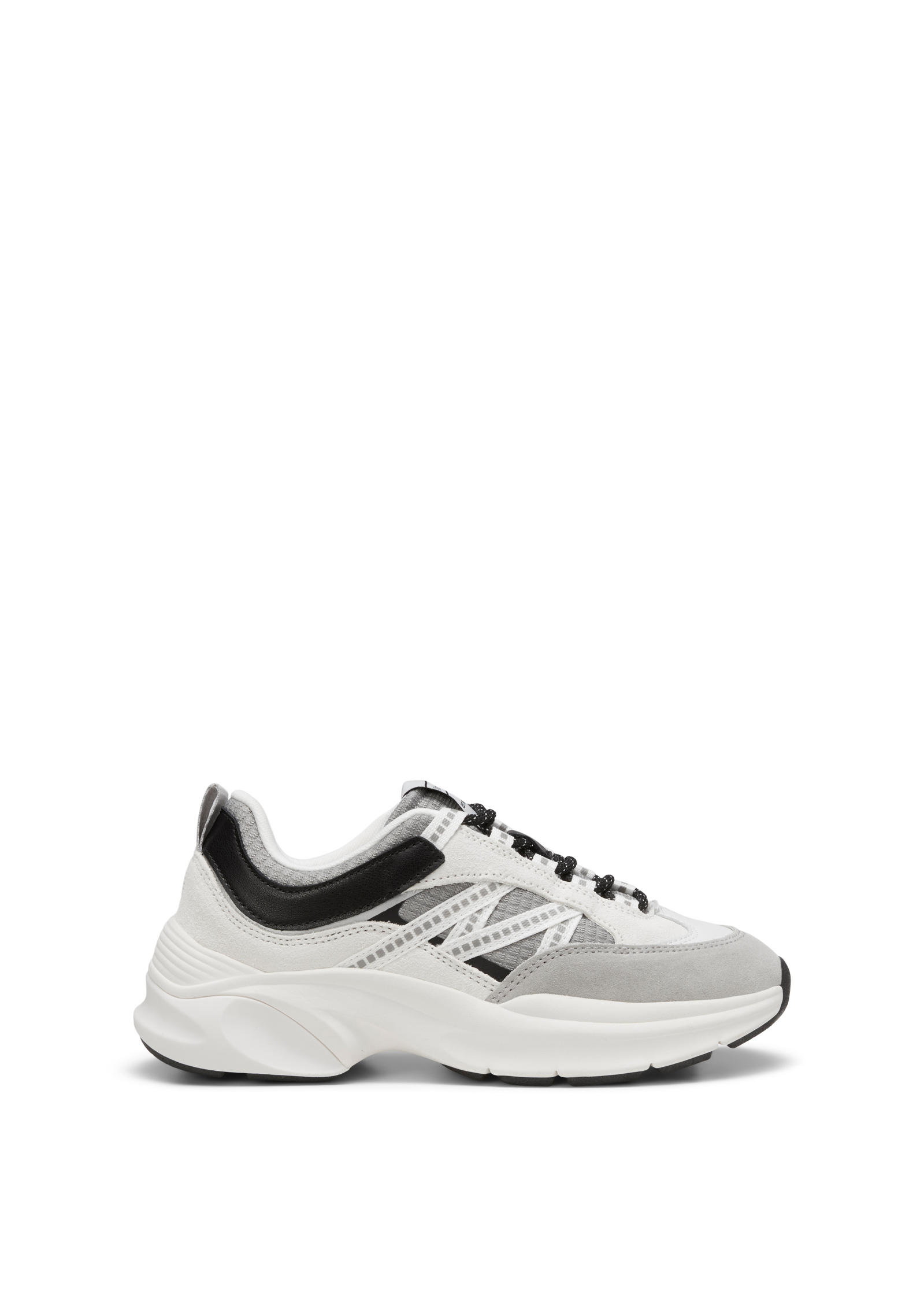 Baskets en cuir de vache et mesh, MARC O'POLO