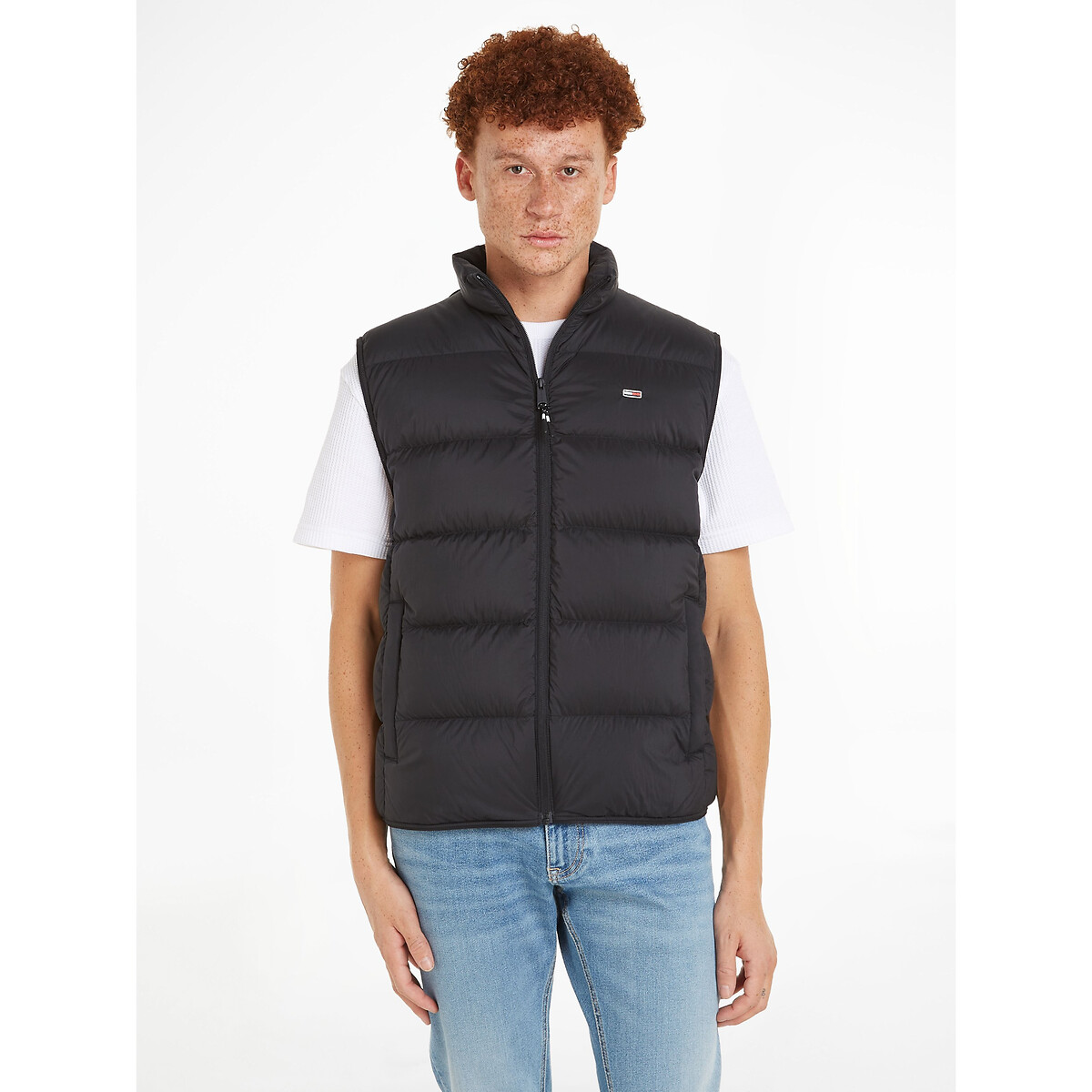 Image of Lightweight Padded Gilet with Embroidered Logo