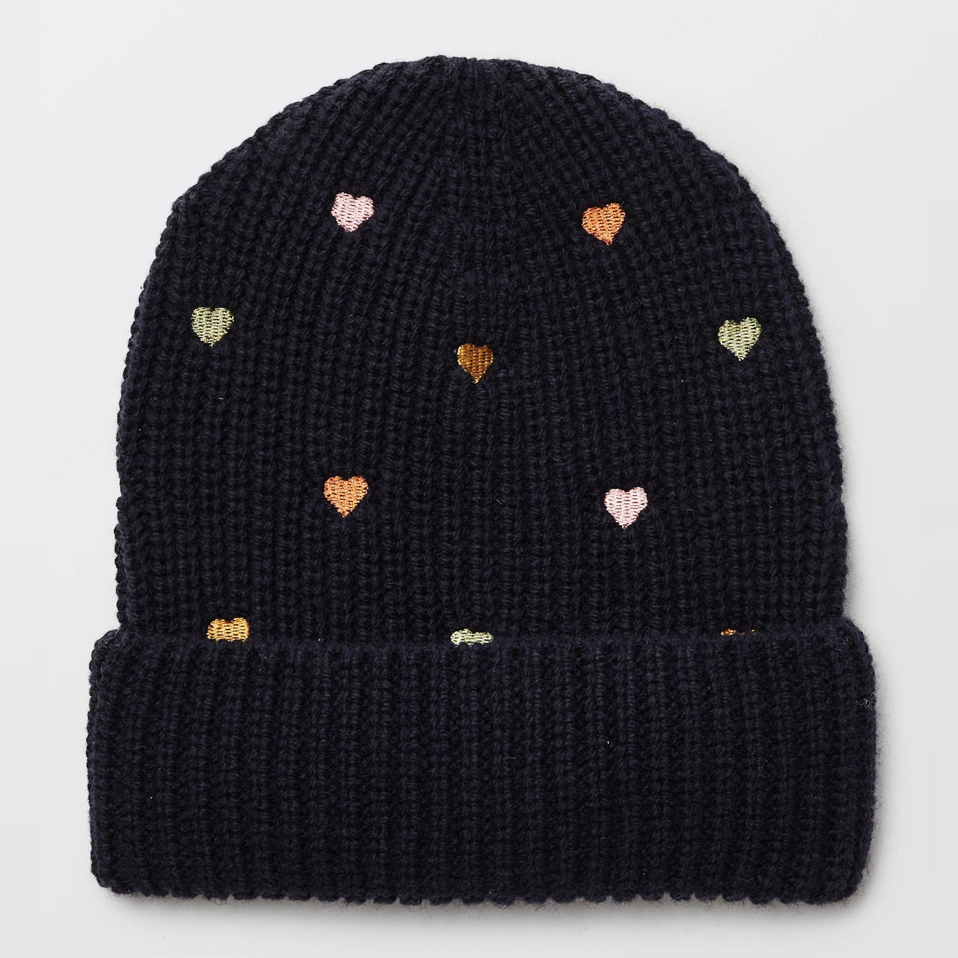 Bonnet brodé fleurs contenant de la laine, MONOPRIX