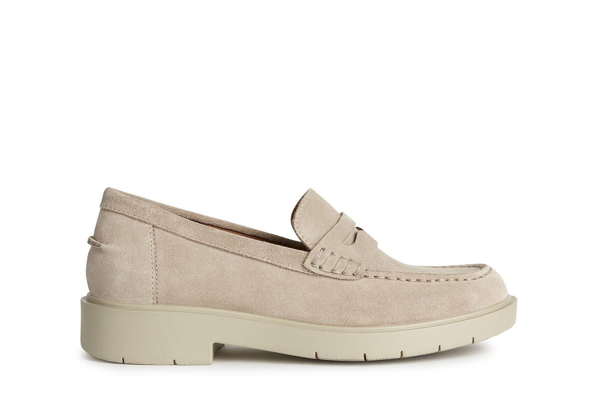 Spherica EC1 Suede Breathable Loafers, GEOX