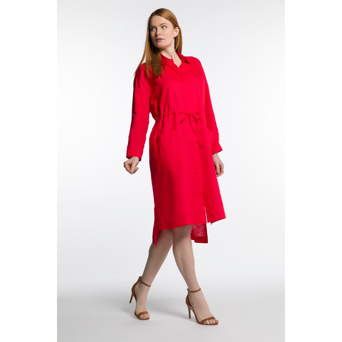 Robe rouge online oversize