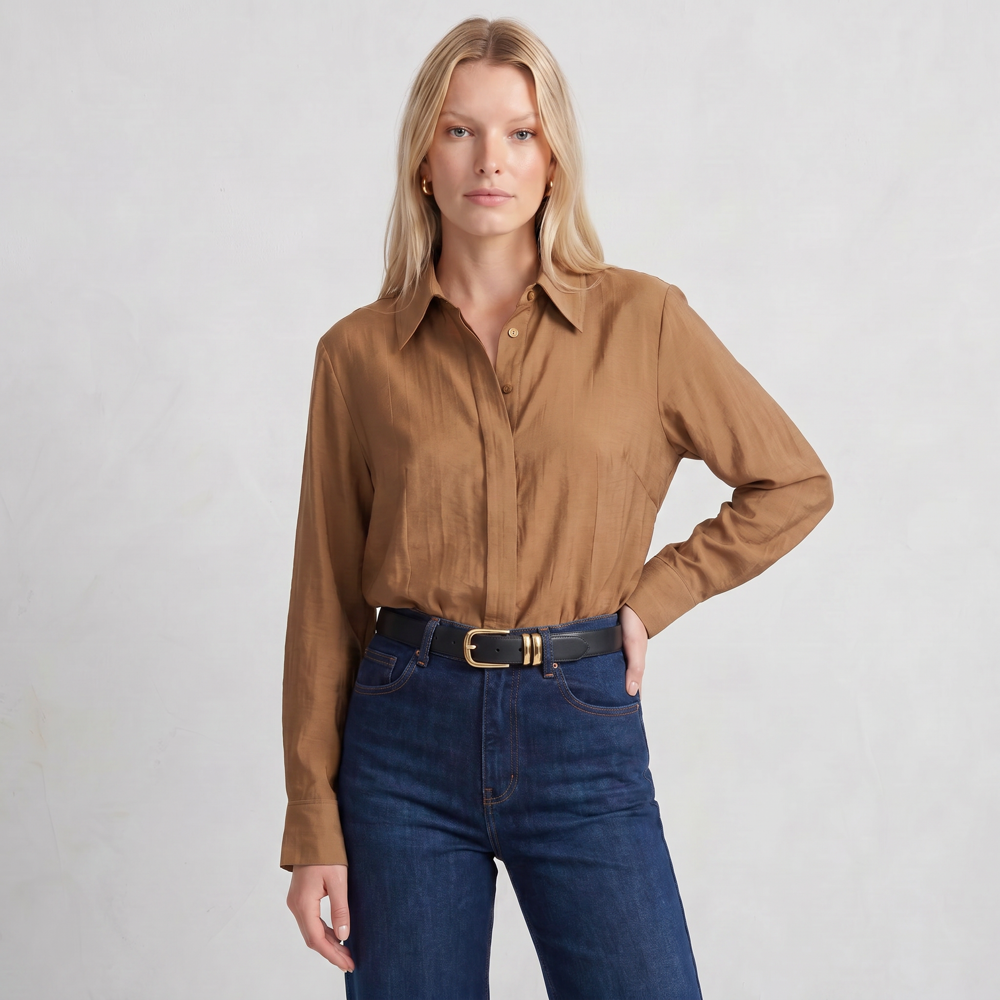 Chemise coupe regular col classique avec manches longues ELERA, ARTLOVE