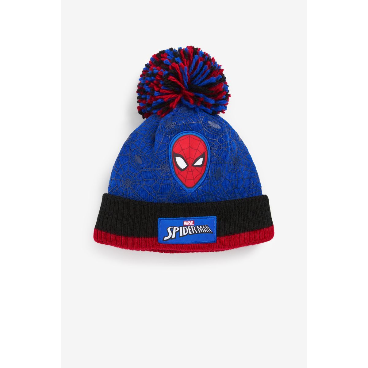 Ensemble bonnet, écharpe et moufles enfants à motif Spider-Man