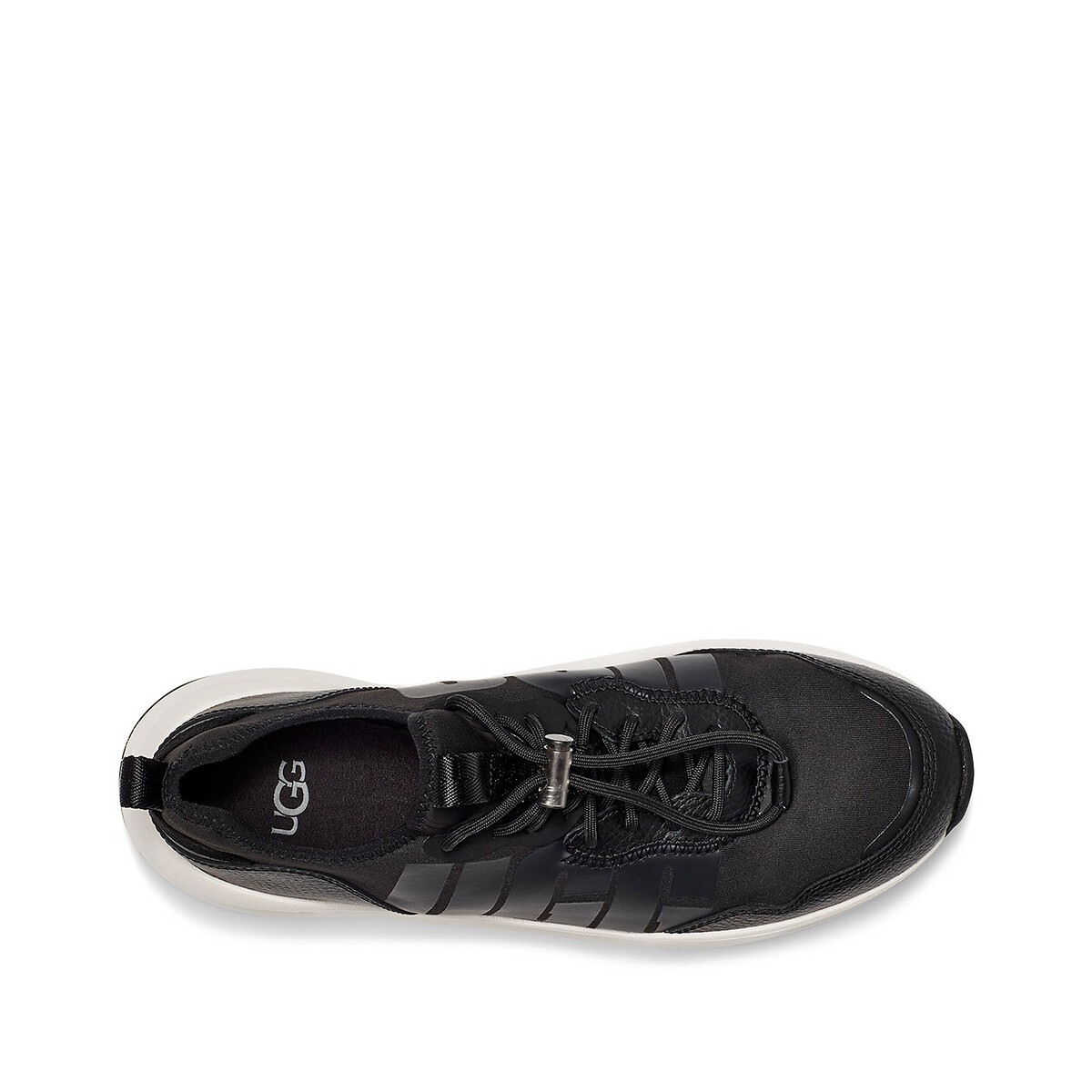 ugg black leather trainers