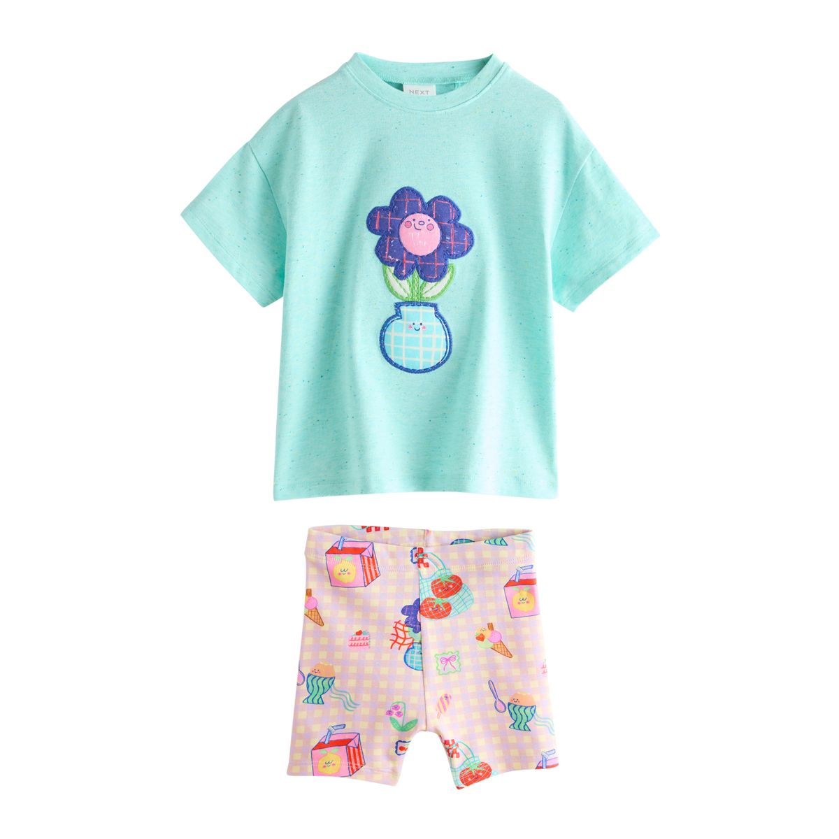 Ensemble short et t-shirt à manches courtes, NEXT