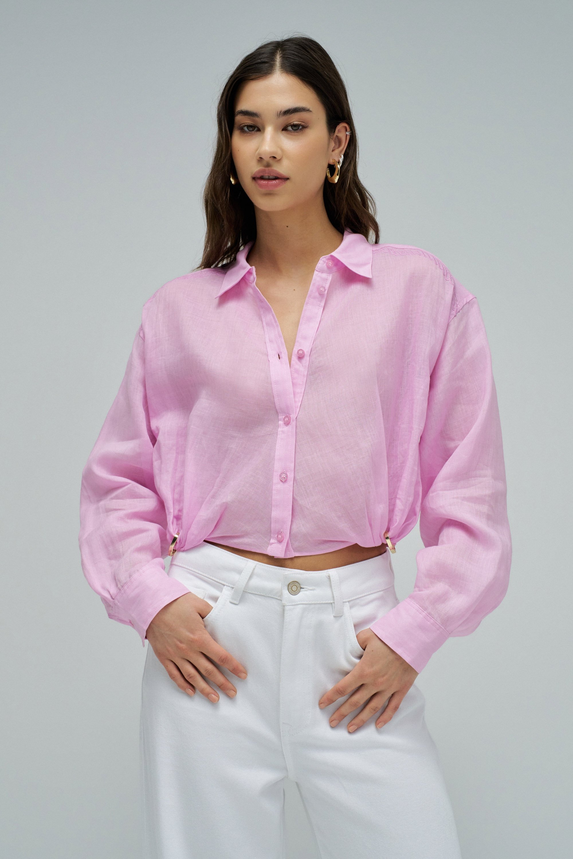 CHEMISE CROPPED, SALSA JEANS
