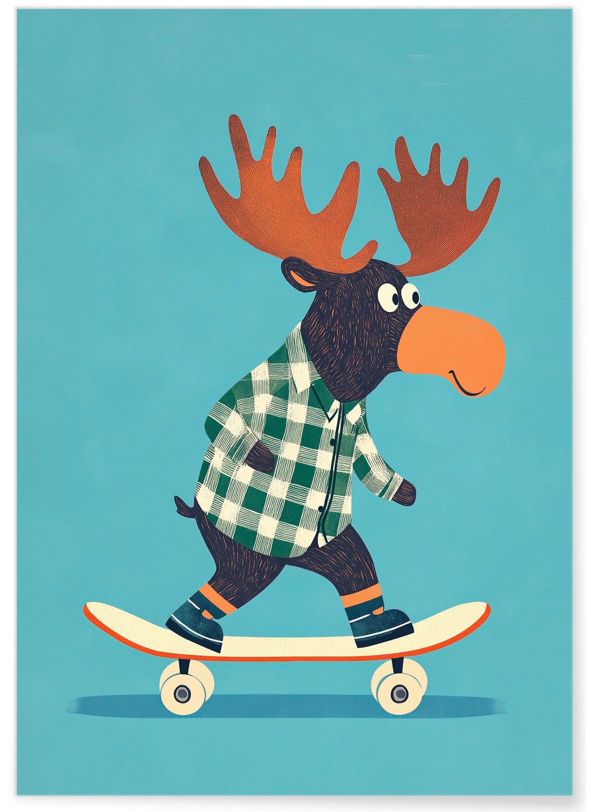 Affiche Élan skateur, L'AFFICHERIE