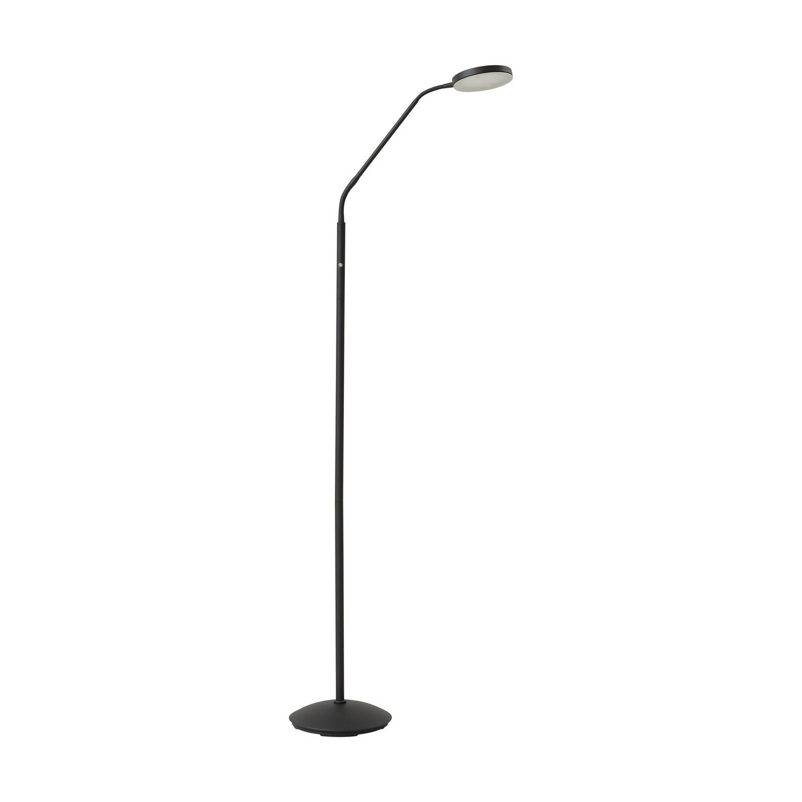 Lampadaire en métal moderneLED, Elvyn, LINDBY