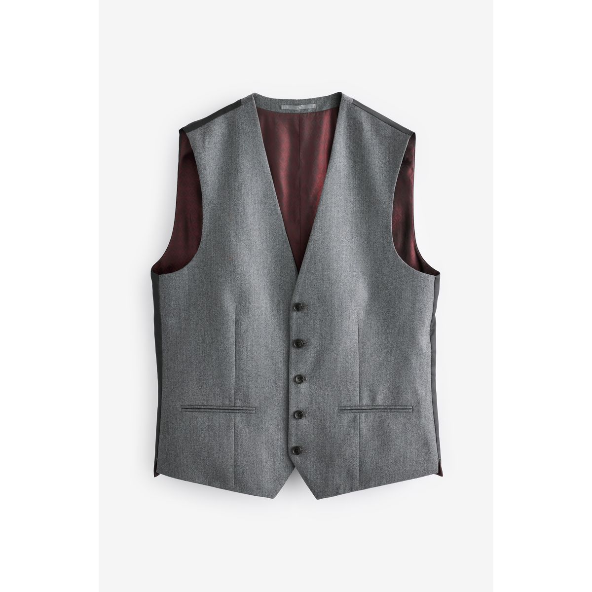 Gilet de costume zignone en flanelle texturée Signature, NEXT