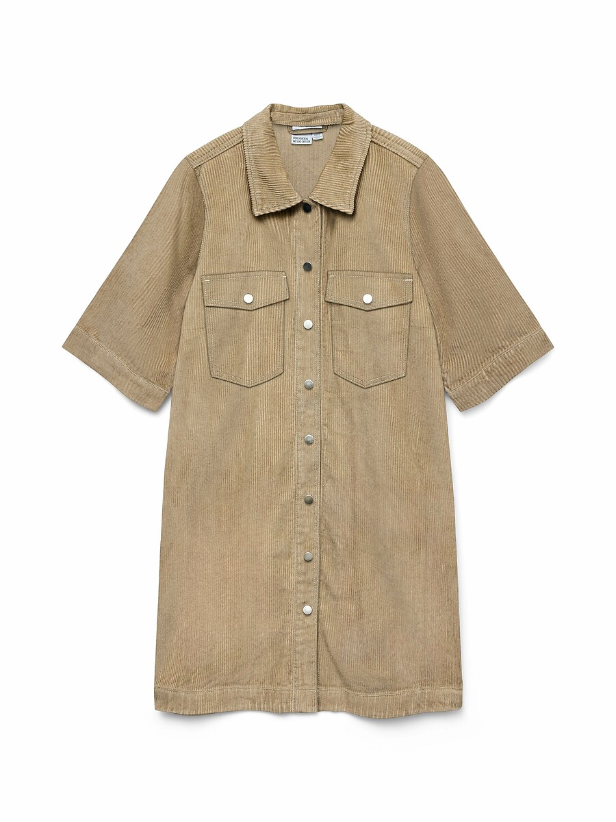 Korte fluwelen jurk, VERO MODA