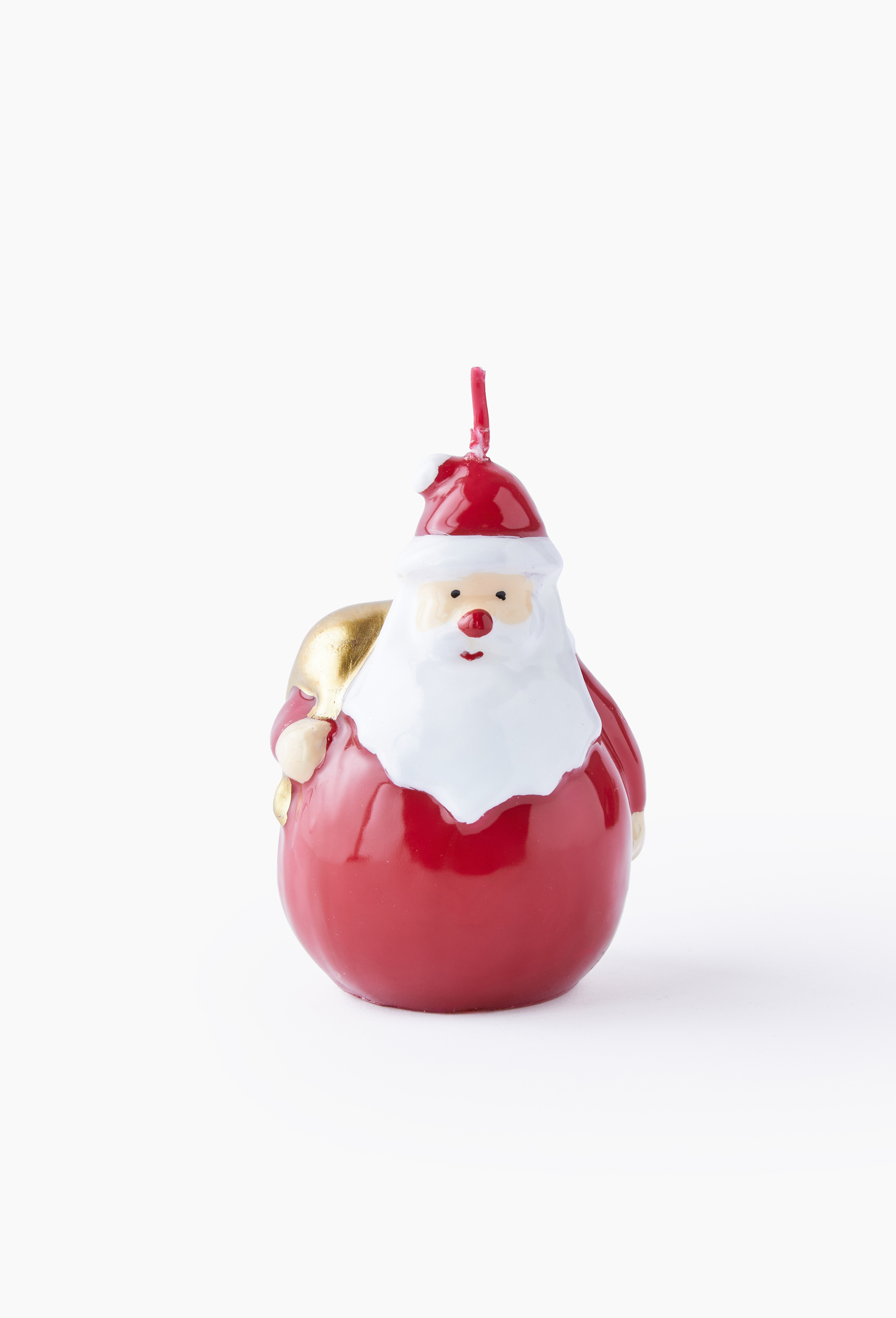 Bougie Père Noel avec hotte, MONOPRIX