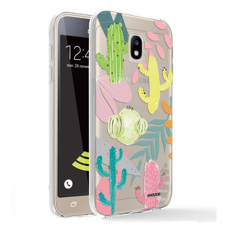 Coque 360 Samsung Galaxy J3 17 Cactus Et Compagnie Evetane La Redoute