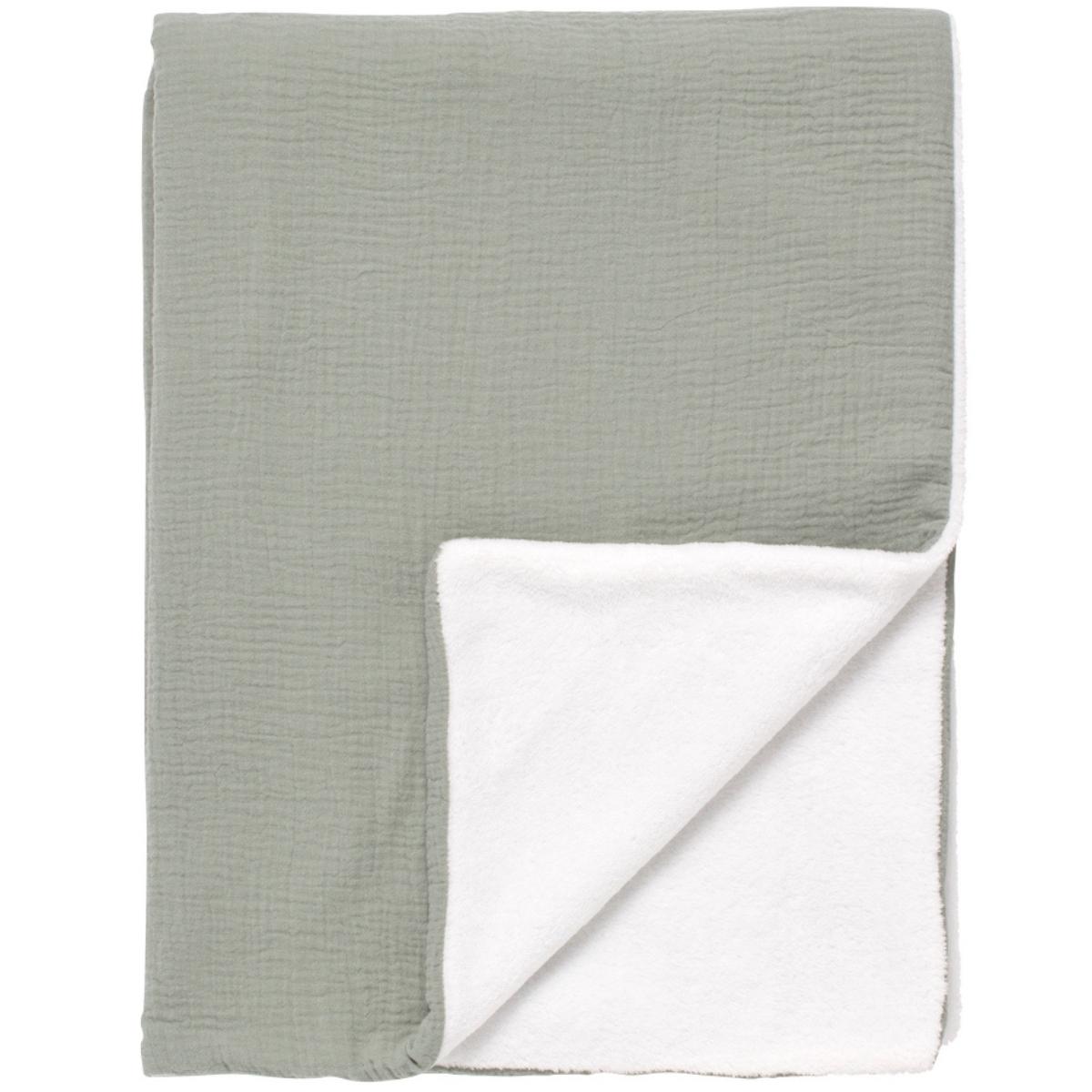 Couverture bébé en gaze de coton et polaire, SAUTHON