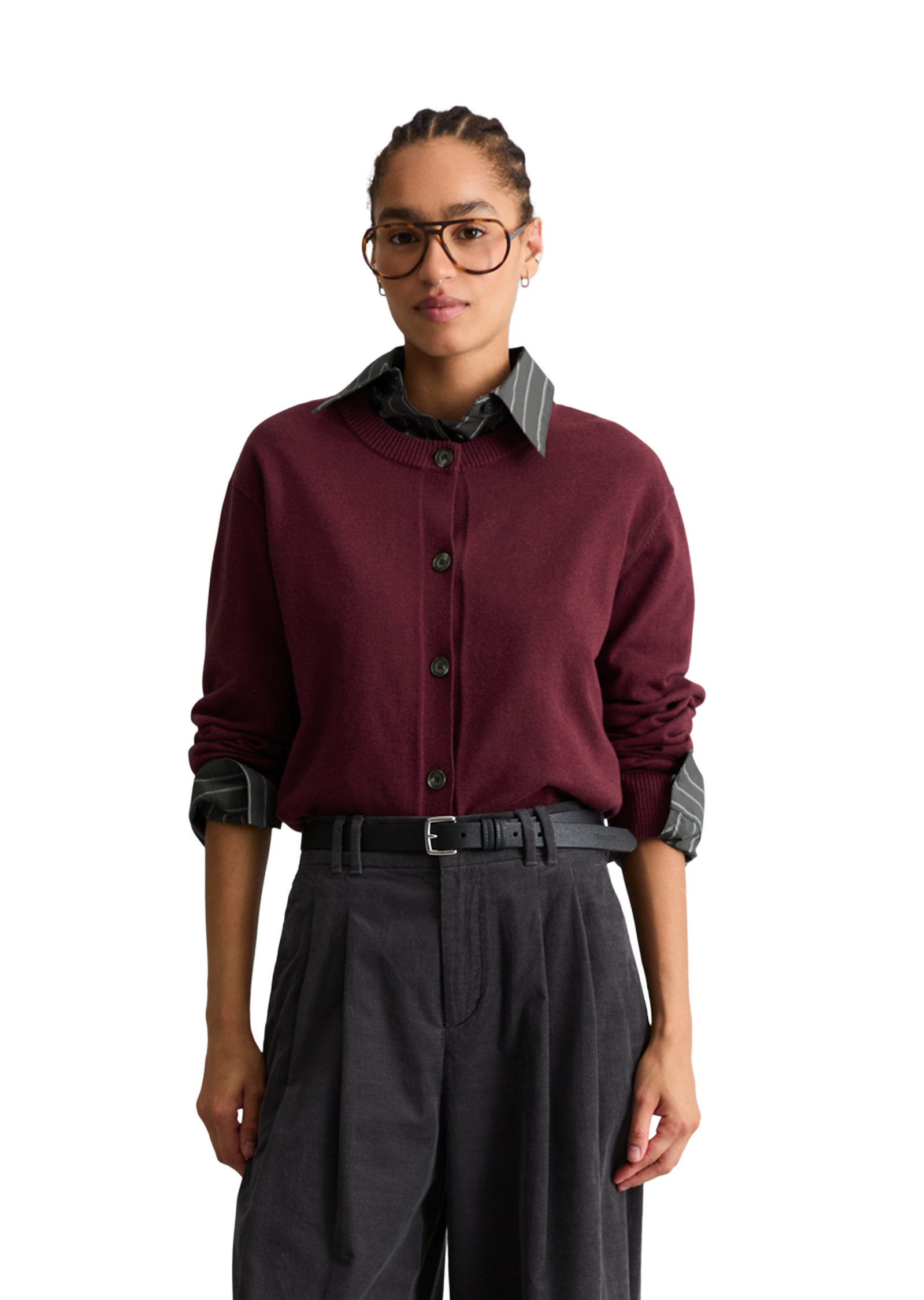 Cardigan coupe classique en Soft Cotton Stretch, MARC O’POLO DENIM