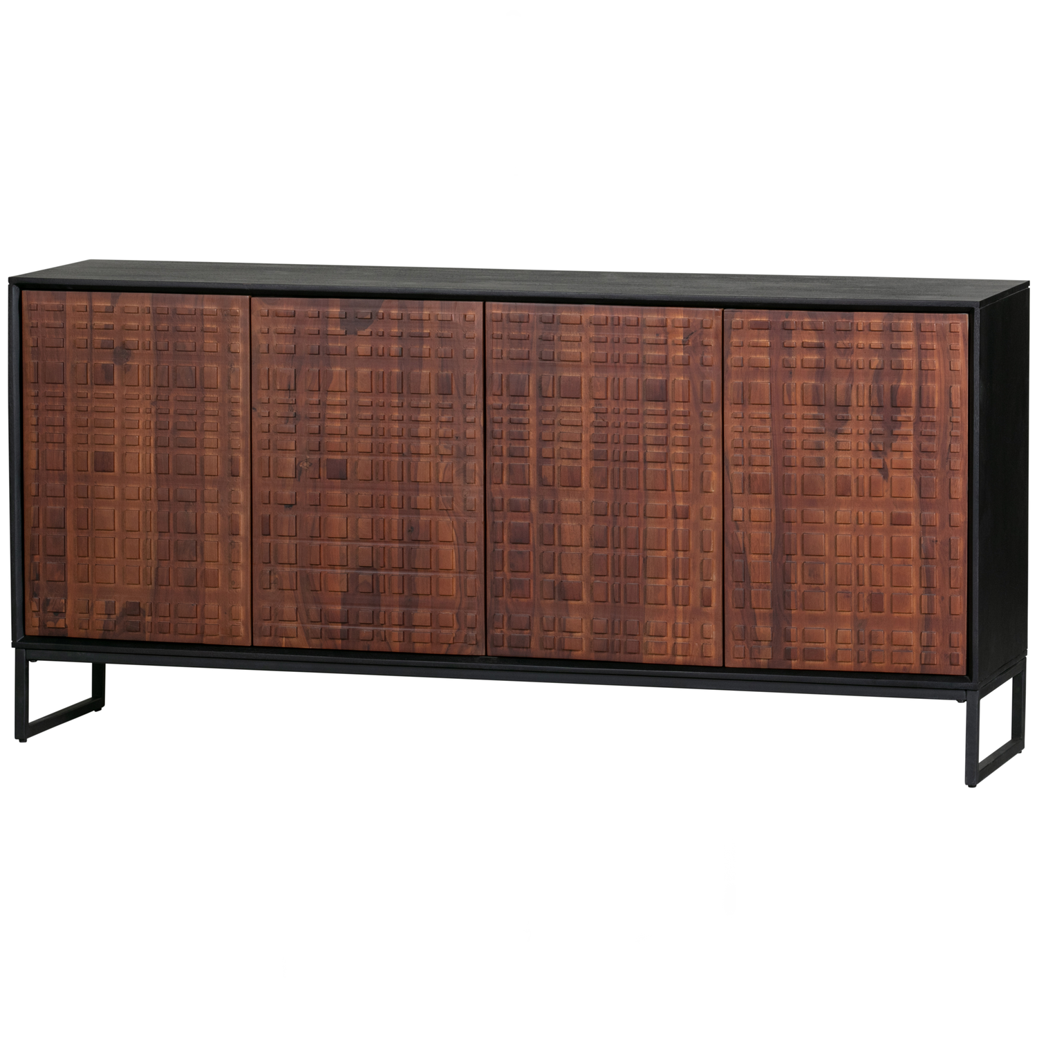 Buffet 4 portes en bois NUTS, BEPUREHOME