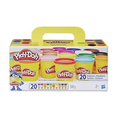 Play-doh pack de 20 pots de pâte à modeler HASBRO