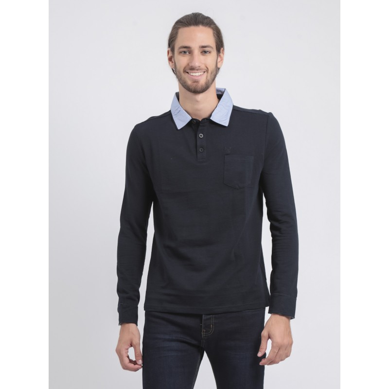 Polo Manches Longues Pur Coton Pokeman, RITCHIE