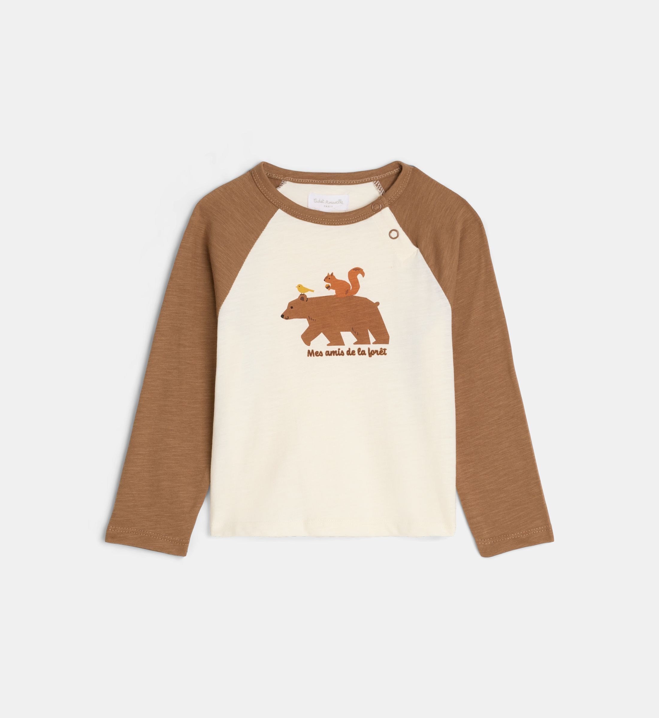 T-shirt tavier coton bio, CADET ROUSSELLE